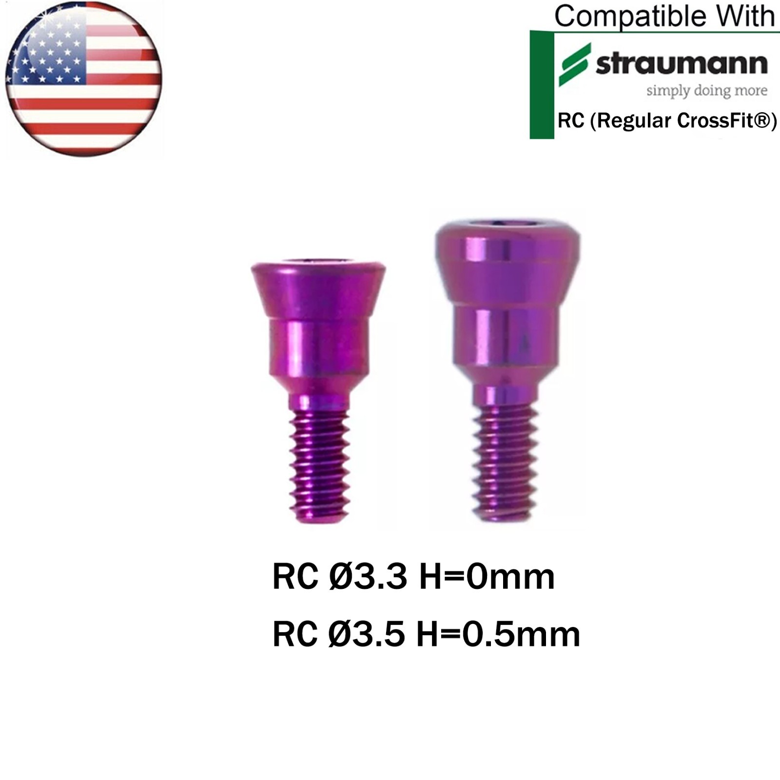 For Straumann ITI Healing Abutment & Transfer Impression Open Closed Tray NC/RC