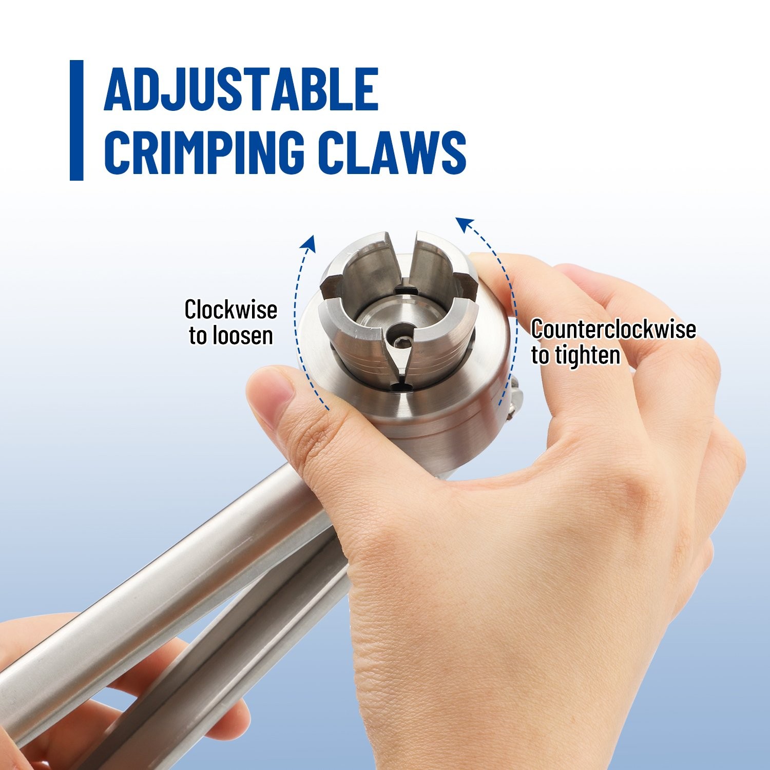 20mm Flip Vial Crimper, Crimping Tool w/ (100 Pcs Flip Caps and Rubber Stoppers)
