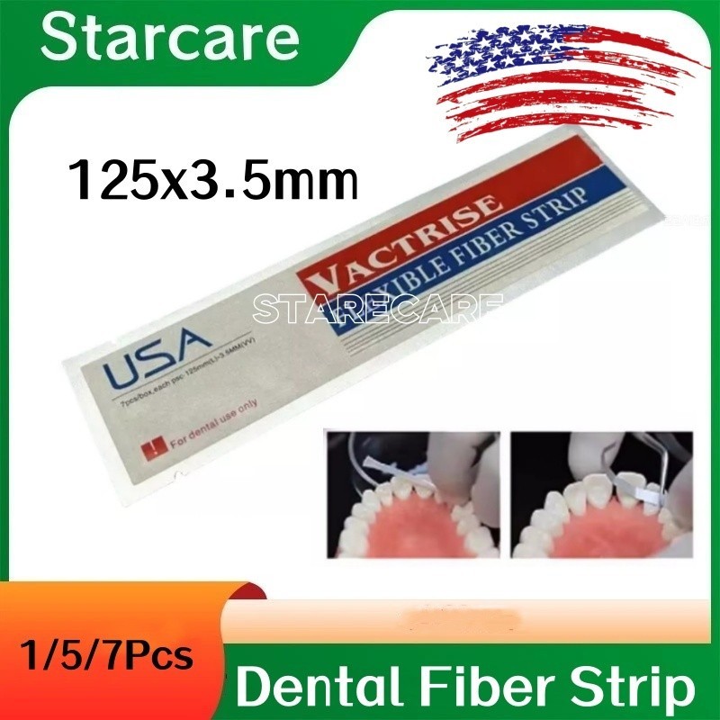 1x Dental Glass Fiber Splint Composite Resin Bonding Ribbon Flexible Fiber Strip