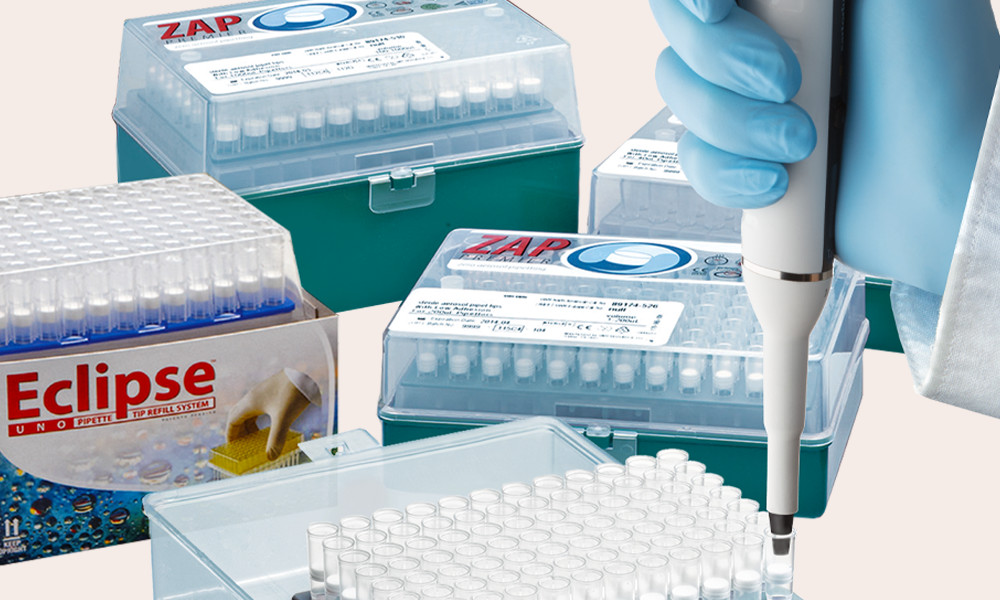 1200µL LTS filtered pipette tips 1.2mL 1200uL Racked Refills Full Case