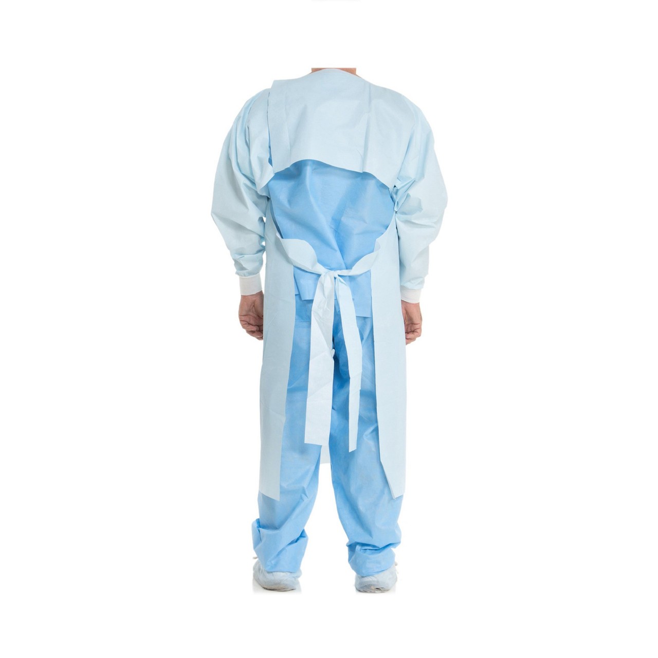 Halyard Polypropylene Procedure Gown w/Polyethylene Coating & Knit Cuff 10 Ct L